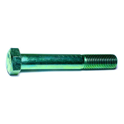 7/8"-9 x 6" Green Rinsed Zinc Grade 5 Hex Cap Screws (3 Pack) (05969)