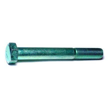 7/8"-9 x 7" Green Rinsed Zinc Grade 5 Hex Cap Screw (2 Pack) (05970)