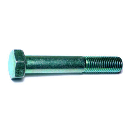 7/8"-9 x 5" Green Rinsed Zinc Grade 5 Hex Cap Screw (2 Pack) (05967)