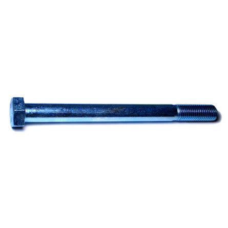 7/8"-9 x 10" Blue Rinsed Zinc Grade 8 Hex Cap Screw (2 Pack) (06648)