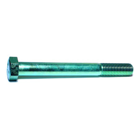 7/8"-9 x 8" Green Rinsed Zinc Grade 5 Hex Cap Screws (2 Pack) (05971)