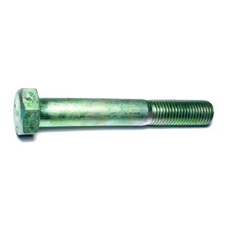 1"-8 x 7" Green Rinsed Zinc Grade 5 Hex Cap Screws (2 Pack) (05982)