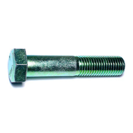 1"-8 x 5" Green Rinsed Zinc Grade 5 Hex Cap Screws (2 Pack) (05979)
