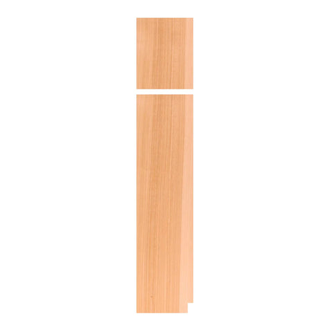 Left Pantry End Panel .25" x 23.25" x 90"  - Raw Cherry