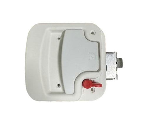 Wesco Fastec FIC Leonardo Travel Trailer Lock White with Keys (789723)