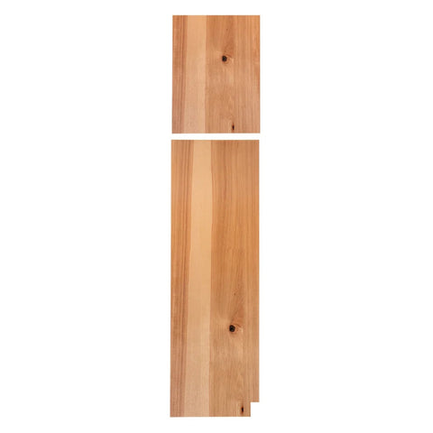 Left Pantry End Panel .25" x 23.25" x 90"  - Rustic Hickory