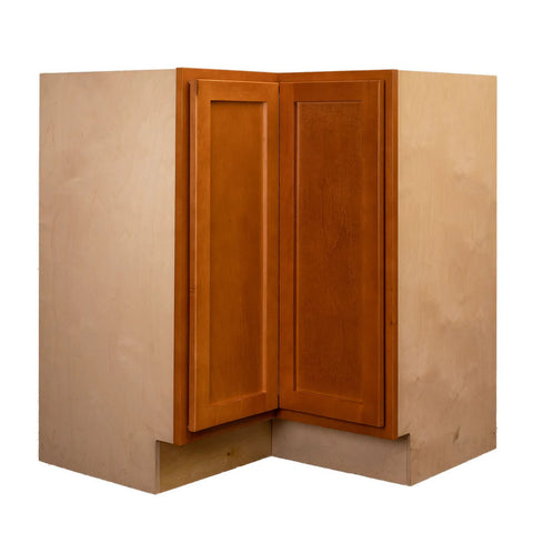 36" Lazy Susan Base Cabinet - Provincial Stain