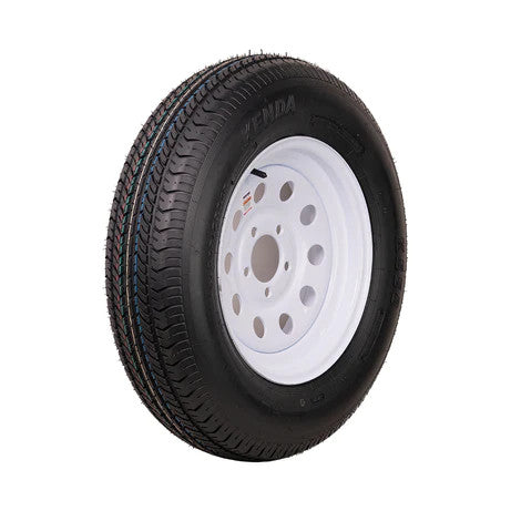 Kenda Loadstar | ST205/75D15 | Trailer Tire | White Mod | Load Range D | 5 on 4.5" Bolt Pattern