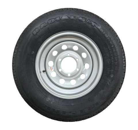 Freestar | ST225/75R15 | Trailer Tire | Silver Mod | Load Range E | 6 on 5.5" Bolt Pattern