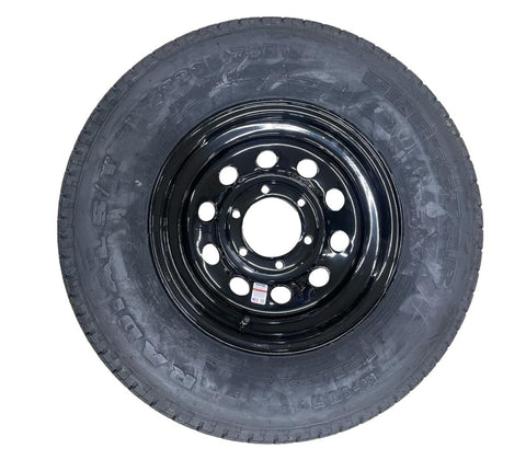 Freestar | ST225/75R15 | Trailer Tire | Black Mod | Load Range E | 6 on 5.5" Bolt Pattern