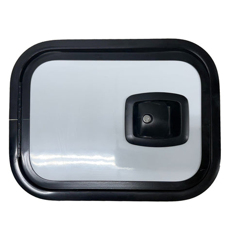 RV Baggage Compartment Door 12" x 16" | Grey | No Keys
