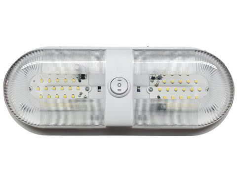 **CLEARANCE** 12V LED RV/Marine Dome Light Double 32 Diode (DRVDL)