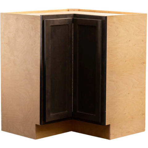 36" Lazy Susan Base Cabinet - Espresso Stain