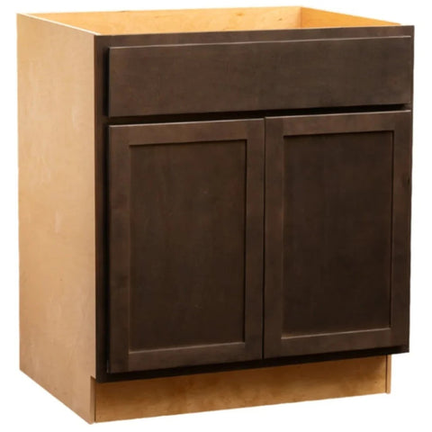 36" Sink Base Cabinet - Espresso Stain