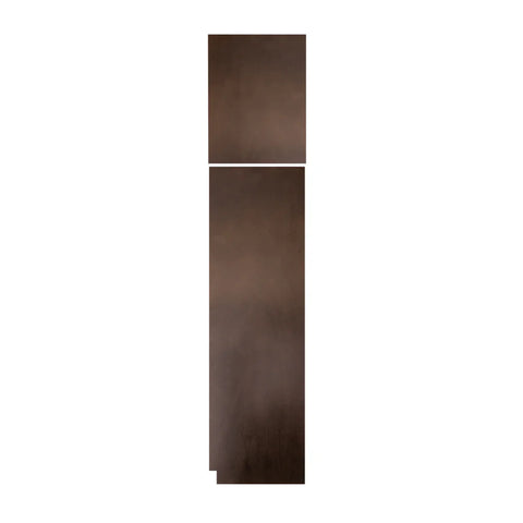 Right Pantry End Panel .25" x 23.25" x 90"  - Espresso Stain