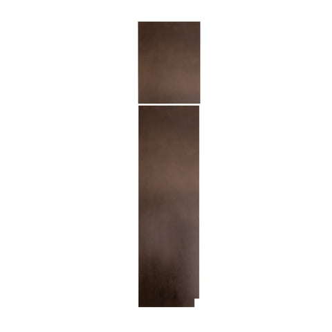 Left Pantry End Panel .25" x 23.25" x 84"  - Espresso Stain