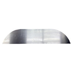 Smooth Aluminum | Tandem Fender Back - Fits Aluminum Tandem Teardrop Fender 68"L x 9"W x 18"H