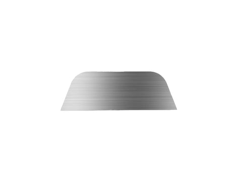 Smooth Aluminum | Flat Top Fender Back - Fits Aluminum Flat Top Fender 28"L x 8"W x 10"H