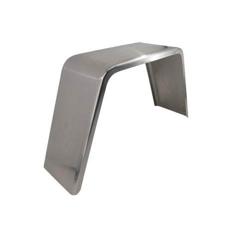 Smooth Aluminum | Flat Top Fender | 32"L x 10"W x 15"H | for Single Axle Trailer ***