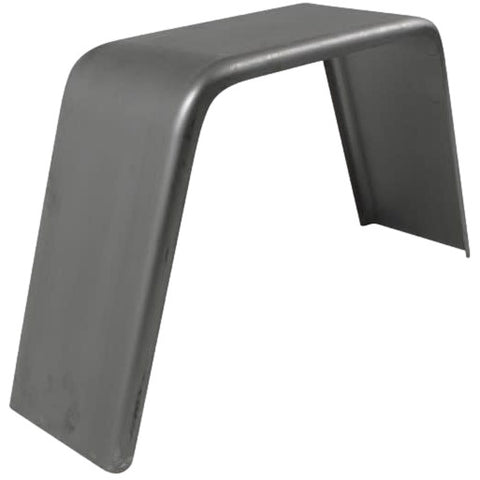 Smooth Steel | Flat Top Fender | 34"L x 10"W x 17"H | for Single Axle Trailer ***