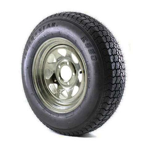 Kenda Loadstar | ST205/75D15 | Trailer Tire | Galvanized Spoke | Load Range D | 5 on 4.5" Bolt Pattern