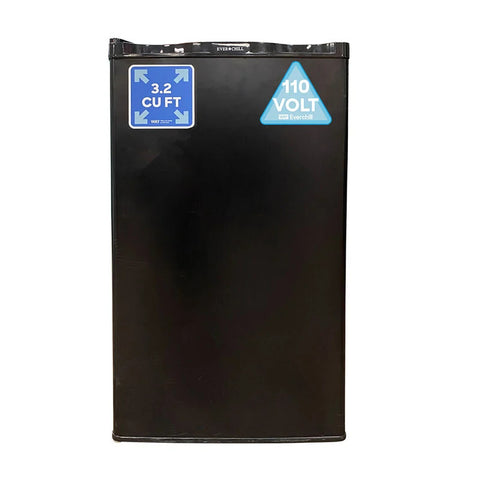 Everchill 3.2 cu. ft. 110V Compact Refrigerator Right Hinge Black *Scratch & Dent*
