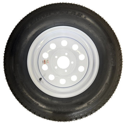 Kenda Loadstar | ST225/75D15 | Trailer Tire | White Mod | Load Range D | 5 on 4.5" Bolt Pattern