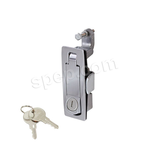 Heavy-Duty Compression Latch with Keys | Chrome | 446CH-751