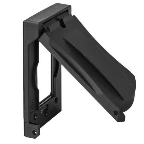 Weatherproof Outdoor Single Outlet Cover Plate | Flush-Mounted Receptacle Cover | POC-02