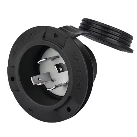 30A 125/250V Generator Power Inlet with Waterproof Cover (ED-309P)