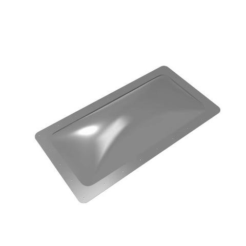 RV Skylight Replacement Outer Dome 34" x 18" Smoke Grey
