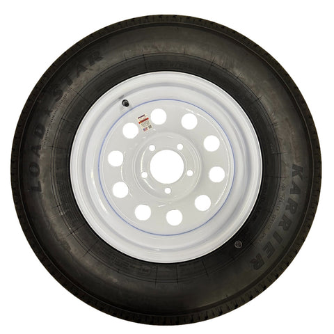 Kenda Loadstar | ST205/75R15 | Trailer Tire | White Mod | Load Range D | 5 on 4.5" Bolt Pattern