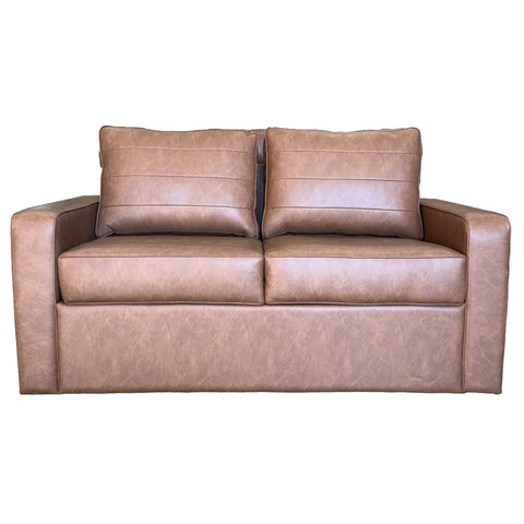 64" Tri-Fold Couch Stout Clay