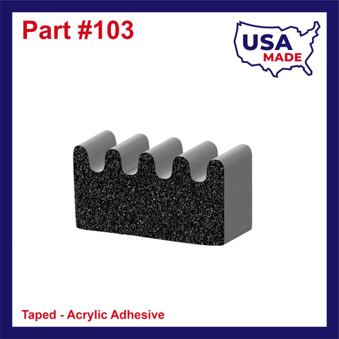 103 Taped w/ 1/2" Acrylic Adhesive 15'