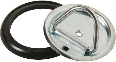 3" Recessed Rope Ring W/Plastic Bezel 800lbs. Zinc (LB703)