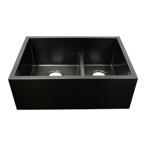Scratch & Dent 25″ x 18″ Gunmetal Farm Sink (13APR25189)