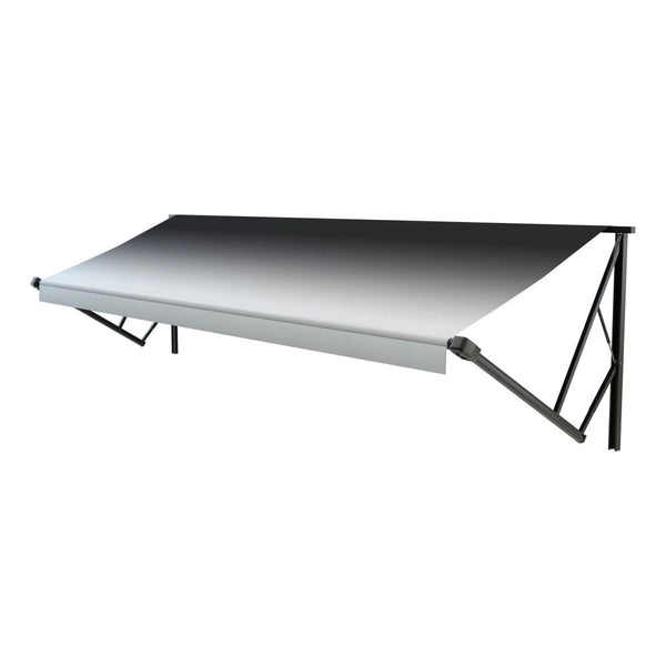 12' New Surplus | Solera Power Patio Awning & Arm Set | Black Fade