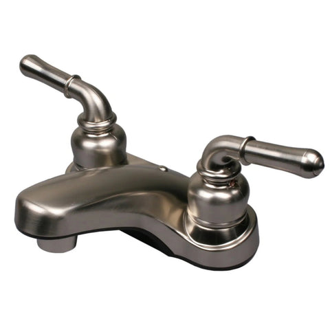4" Two-Handle Lavatory Faucet | Satin Nickel