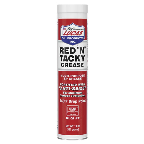Lucas Oil | Red 'N' Tacky | Multi-Purpose EP Grease | 14 oz.