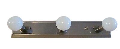 3 Light Bathroom Vanity Light Brushed Nickle