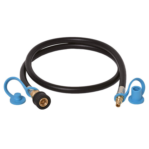 48″ Dual Quick Connect LP Gas Hose for RVs, Vans & Trailers | 1/4″ Propane Only | 100395-48