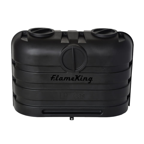 Dual 20 lb LP Propane Tank Cover | Lightweight, Heavy-Duty Protection | Black | YSN-PCC-RV20