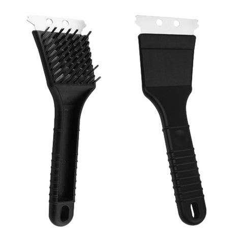 Heavy-Duty Grill Brush | 8" Steel Bristles for Tough Cleaning | 11-3837