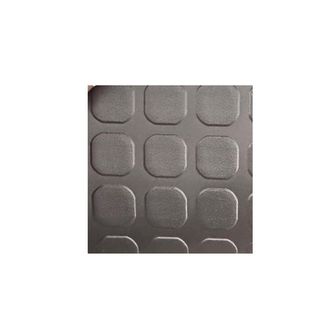 Rugged Trail Large Coin Rubber Flooring | 8'6" Wide | Gray | Ideal for RVs, Trailers, Garages, Gyms, and Toy Haulers – Multiple Sizes Available By the Foot