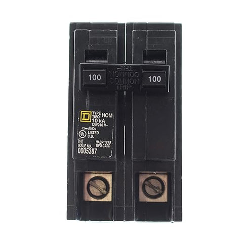 100/100 Square D Breaker
