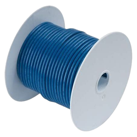 #16 Single Strand Wire- Blue (By the Foot)