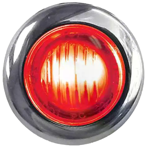 3/4"  LED Mini Clear Lens Red Diode (S34-RC09-1)