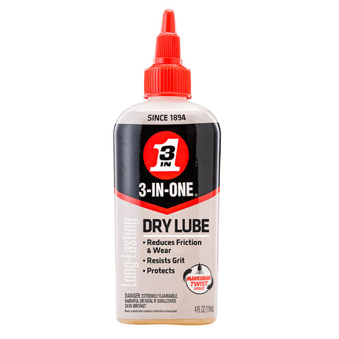 3-IN-ONE 4oz Dry Lube Drip Oil 12002 single