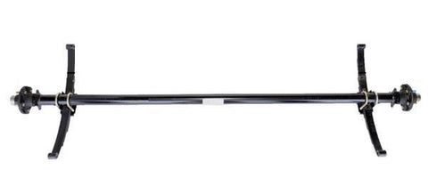 Axis 3500# Straight Idler Axle | Underslung Springs | 5 on 4.5" Bolt Pattern |