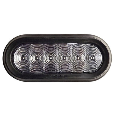 6" Oval 6 LED Turn Dual Intensity Grommet Mount Amber/Clear Lens Tri-Pole (T66-AC0T-1 Kit)
Grommet Mount - 6.473"x 2.218"x 1.47"